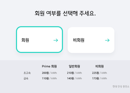 해당 차량은 PnC 서비스 미가입 차량입니다.